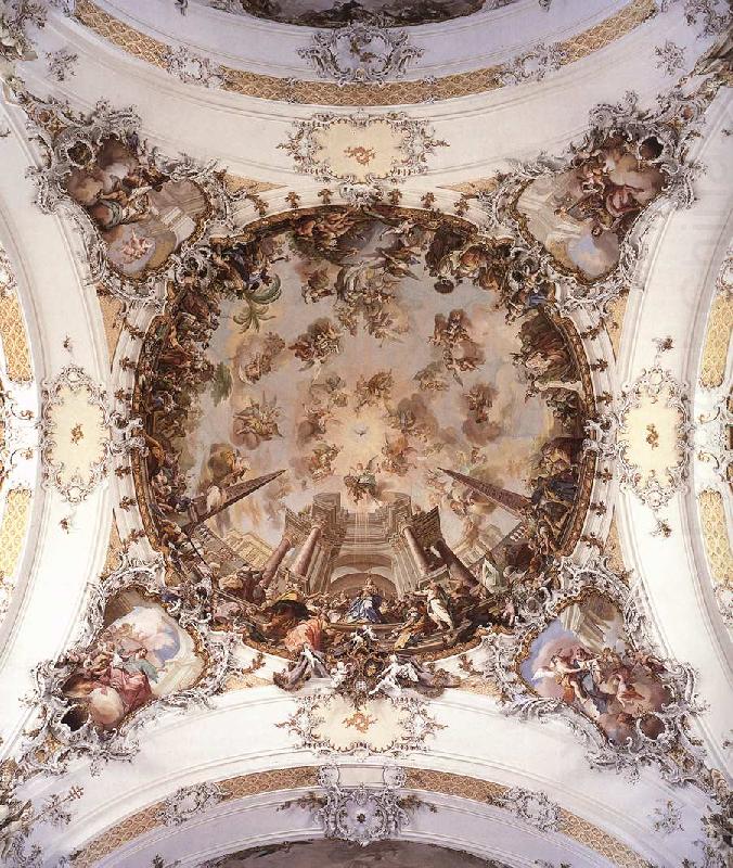 Ceiling fresco, ZEILLER, Jakob Johann